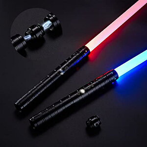 Lightsaber 2Pack MetallHilt 2-in-1 Double Blade Force-FX Light Sword Type-C[d 3[hCosplay Toy for Kids Star Wars Dueling Saber GameċxXyV