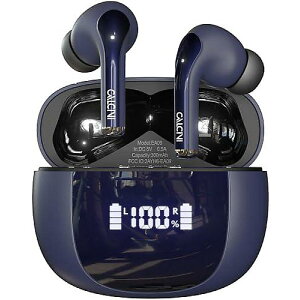 Bluetooth Headphones 5.3yTWSzTrue Wireless Earbuds Deep Bass Stereo Sound with LED Power Display Charging Case, IP67 Waterproof Sleep Sport Workout GameċxXyV