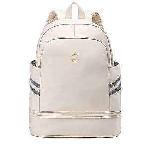 Women's Laptop Backpack(�E�B�����Y���b�v�g�b�v�o�b�N�p�b�N) White, Travel Bag with Shoe Pocket, Work Purse Daypack for College�ċx�X�y�V����