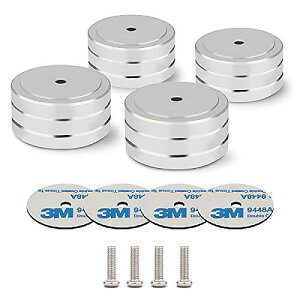 Monosaudio HiFi Feet 4Pcs 40x20mm A~jE~߃SOtjo[T^[e[utB[g(Vo[J[)@CV[^[ċx݃Z[