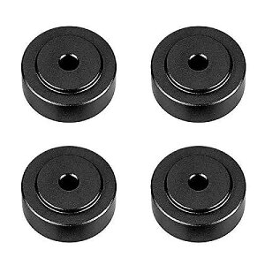 Turntable Isolation Feet Yamaha Aluminum Alloy 4Pcs 20 * 8mm Shock Absorber Pads Black�ċx�X�y�V����