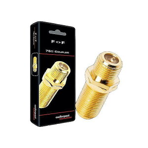 y[ց^z AudioQuest(I[fBINGXg) / F Connector (Female) To F Connector (Female) Jv[ RlN^ F^pvO mF2F-SnċxXyVy[ց^z