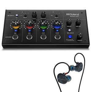 1大特典付 【高性能イヤホン付きゲーミングセット】Roland(ローランド) / BRIDGE CAST ゲーミング・ミキサー夏休スペシャル