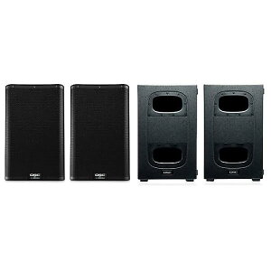 QSC ( �L���[�G�X�V�[ ) / K10.2 + KS212C �X�e���I�y�A�Z�b�g�ċx�X�y�V����