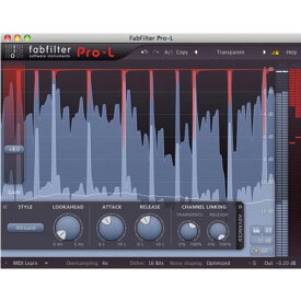 【30%OFFセール！-5/1まで】FabFilter(ファブフィルター ) / Pro-L2 - ソフトウェアシンセサイザー - 【シリアル納品/メール納品】新生活応援