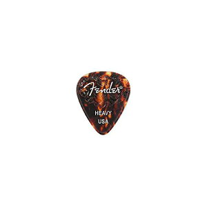 FENDER ( �t�F���_�[ ) / 351 SHAPE WAVELENGTH CELLULOID PICKS Tortoise Shell, Heavy�ċx�݃Z�[��