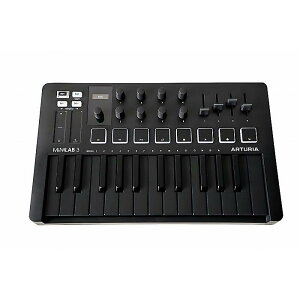 Arturia(�A�[�g���A) / MiniLab 3 Deep Black / MIDI �L�[�{�[�h�E�R���g���[���[ [���ʌ���]�V��������