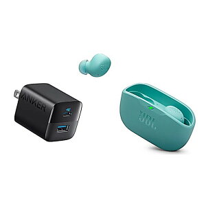 JBL(�W�F�[�r�[�G��) / JBL WAVE BUDS 2 �u���[ �{Anker 323 Charger (33W) �Z�b�g
