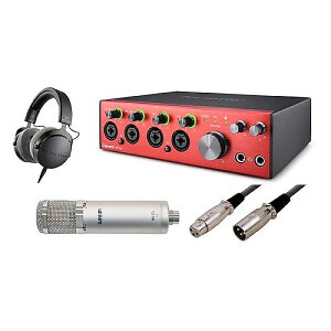 FOCUSRITE ( �t�H�[�J�X���C�g ) / Clarett+ 4 Pre USB ���R�[�f�B���O�Z�b�g�ċx�݃Z�[��