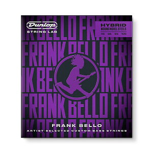 �y���[���ց^���������z Jim Dunlop(�W���E�_�����b�v) / FRANK BELLO HYBRID WOUND NICKEL BASS STRINGS 45-105 - �G���L�x�[�X�� -�V���������y���[���ց^���������z
