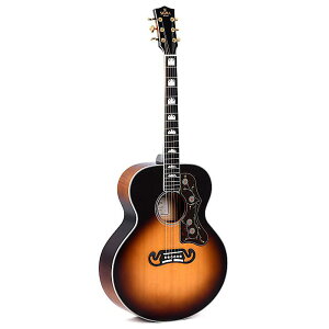 SIGMA GUITARS / GJA-SG200 - �G���A�R �G���N�g���b�N�E�A�R�[�X�e�B�b�N�M�^�[ �P�[�X�t�� - �y2025�N12�����񕪓��ׁz�u���b�N�t���C�f�[