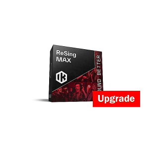 �y30%�I�t�I-8/24�܂ŁzIK Multimedia(�A�C�P�[�}���`���f�B�A) / ReSing MAX Upgrade �{�C�X���f�����O�E�\�t�g�E�F�A [DL���i/���[���[�i]�V��������