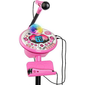 �L�b�Y �J���I�P�}�V�� (�s���N) VTech Kidi Star Karaoke Machine Deluxe 2�{�}�C�N�EAC�A�_�v�^�[�t Bluetooth�Ή� �q�ǂ��p �������� �������� �w�K�ߋ� �N���X�}�X �a�����v���[���g �y�A���i�z�u���b�N