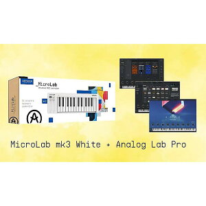 ARTURIA ( �A�[�g���A ) / MicroLab mk3 White + Analog Lab Pro Bundle ����o���h�� [���ʌ���]�y2026�N6��13�������z�V��������