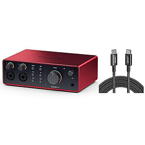Focusrite(�t�H�[�J�X���C�g) / Scarlett 4i4 (gen. 4) Type-C to C�P�[�u���Z�b�g