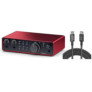 Focusrite(�t�H�[�J�X���C�g) / Scarlett 2i2 (gen. 4) Type-C to C�P�[�u���Z�b�g