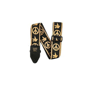 ERNIE BALL ( �A�[�j�[�E�{�[�� ) / 4613�@Peace Love Dove Jacquard Strap�ċx�X�y�V����
