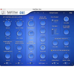 FabFilter(�t�@�u�t�B���^�[ ) / One �\�t�g�E�F�A���� [���[���[�i]�V��������