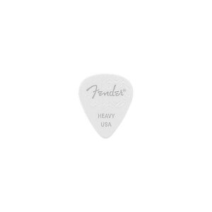 FENDER ( �t�F���_�[ ) / 351 SHAPE WAVELENGTH CELLULOID PICKS White, Heavy�ċx�݃Z�[��