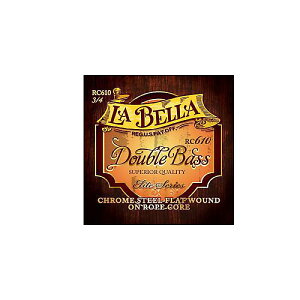 La Bella ( ���x�� ) / RC610 Elite Chrome Rope Core �R���g���o�X�� �Z�b�g�ċx�X�y�V����