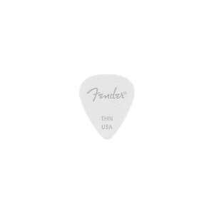 FENDER ( �t�F���_�[ ) / 351 SHAPE WAVELENGTH CELLULOID PICKS White, Thin�ċx�݃Z�[��