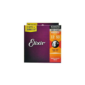 ELIXIR ( GNT[ ) / NANOWEB 80/20 Bronze Light 3-Pack #16539ċx݃Z[