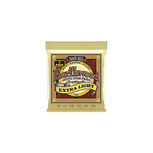 ERNIE BALL ( �A�[�j�[�E�{�[�� ) / EXTRA LIGHT EARTHWOOD 80/20 BRONZE ACOUSTIC GUITAR STRINGS 1�ċx�݃Z�[��