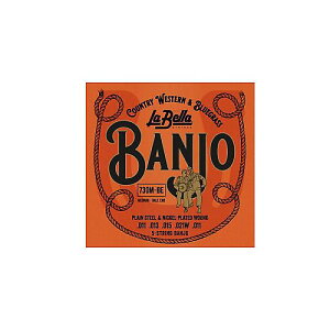 La Bella ( ���x�� ) / 730M-BE 5-String Banjo, Medium, Ball-Ends�ċx�X�y�V����