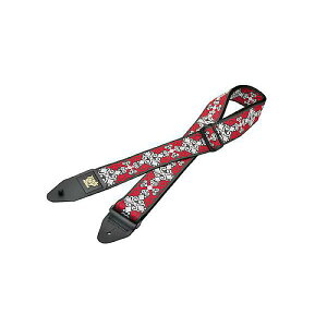 ERNIE BALL ( �A�[�j�[�E�{�[�� ) / 4695 Red Trellis Jacquard Strap�ċx�X�y�V����