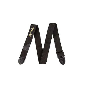 FENDER ( tF_[ ) / Fender 2inch poly strap black w/Yellow logoċxXyV