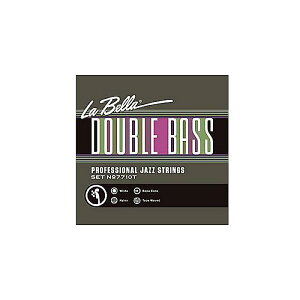 La Bella ( x ) / 7710N-BB Double Bass Black Nylon Tape Wound for Baby Bassċx݃Z[