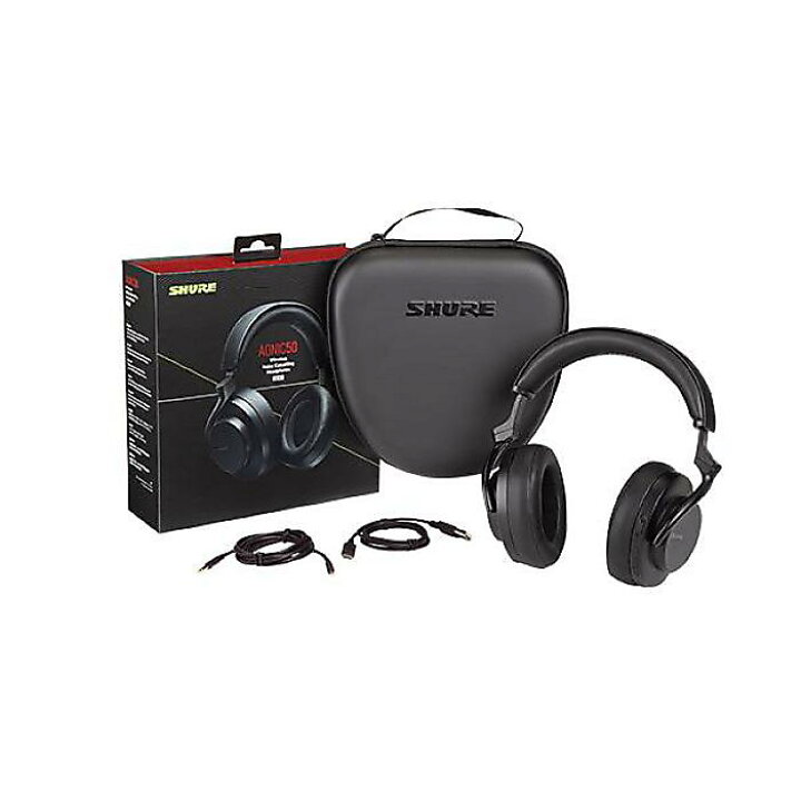 楽天市場】SHURE ( シュア ) / AONIC50 GEN2 ワイヤレスヘッドホン 