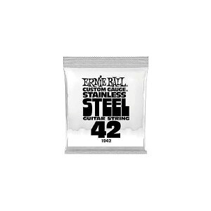 ERNIE BALL ( �A�[�j�[�E�{�[�� ) / .042 STAINLESS STEEL�ċx�݃Z�[��