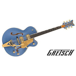 GRETSCH ( Ob` ) / Falcon H /w S-Thru Big and Gold , Ebony FB, Cerulean Smokeċx݃Z[