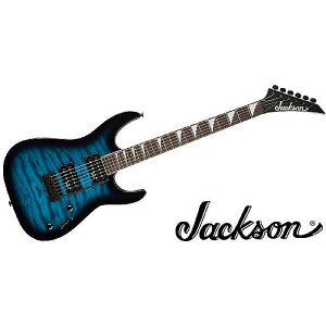JACKSON ( WN\ ) / JS Series Dinky JS20 DKQ 2PT, Amaranth Fingerboard, Transparċx݃Z[