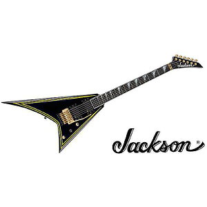 JACKSON ( WN\ ) / MJ Series Rhoads RR24MG Ebony FB Black w/Yellow Pinstripesċx݃Z[