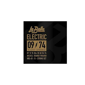 La Bella ( ���x�� ) / HRS-81 8-String Electric Guitar Strings - 09-74�ċx�݃Z�[��
