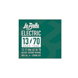 La Bella ( ���x�� ) / HRS-D4 Drop Tune Electric Guitar Strings - 13-70�ċx�݃Z�[��