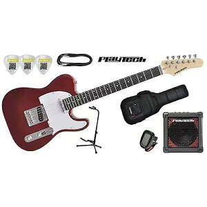 PLAYTECH ( プレイテック ) / TL250 ギター入門セットRose Metallic Red夏休みセール