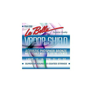 La Bella ( x ) / VSA1256 Vapor Shield Acoustic - Light 12-52ċx݃Z[