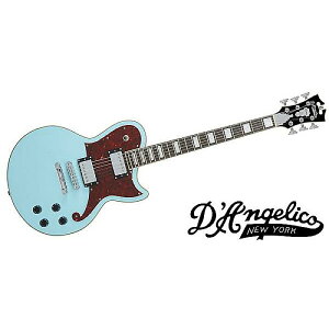 DAngelico ( �f�B�A���W�F���R ) / Premier Atlantic Sky Blue /Natural Mahogany Back and Side�ċx�݃Z�[��