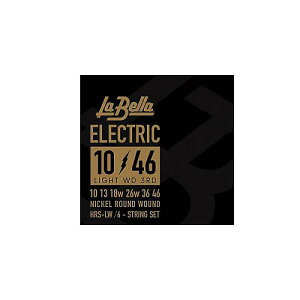 La Bella ( ���x�� ) / HRS-LW Electric Guitar Strings, Wound 3rd - Light 10-46�ċx�݃Z�[��