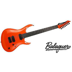 Balaguer Guitars ( バラゲール・ギターズ ) / Diablo Select Baritone 7 Run, Gloss Metallic Turbo Orange夏休みセール
