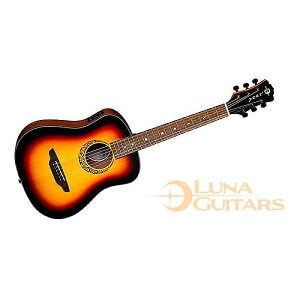 LUNA GUITARS ( ���i�M�^�[�Y ) / Safari Tribal Travel Guitar A/E w/Gigbag�ċx�݃Z�[��