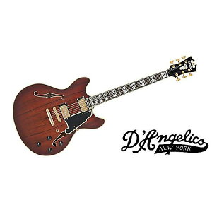 DAngelico ( fBAWFR ) / Deluxe DC Satin Brown Burstċx݃Z[
