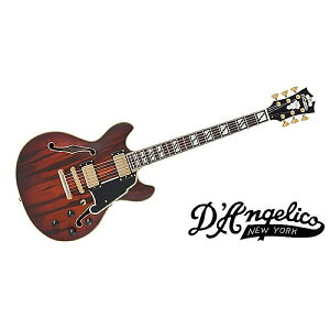 DAngelico ( fBAWFR ) / Deluxe Mini DC Satin Brown Burstċx݃Z[