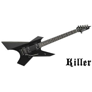 KILLER GUITARS ( L[M^[Y ) / KG-Exploder-II BIB Black Satinċx݃Z[