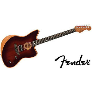 FENDER ( tF_[ ) / American Acoustasonic Jazzmaster All-Mahogany Bourbon Burstċx݃Z[