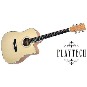PLAYTECH ( プレイテック ) / AD28C Natural ドレッドノート・カッタウェイタイプ夏休みセール