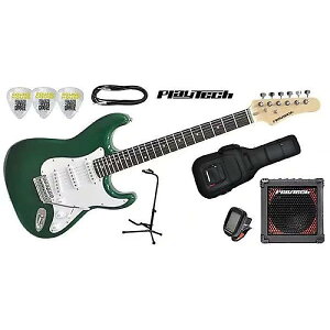 PLAYTECH ( プレイテック ) / ST250 ギター入門セット Green夏休みセール